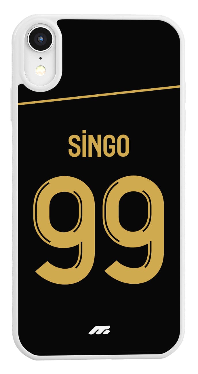 Coque de protection personnalisée de Singo à l'AS Monaco pour téléphone
