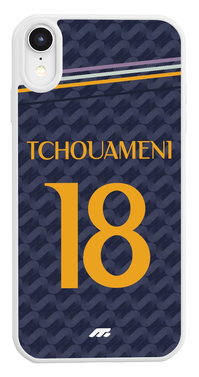 Coque de protection personnalisée de Tchouameni au Real Madrid pour téléphone
