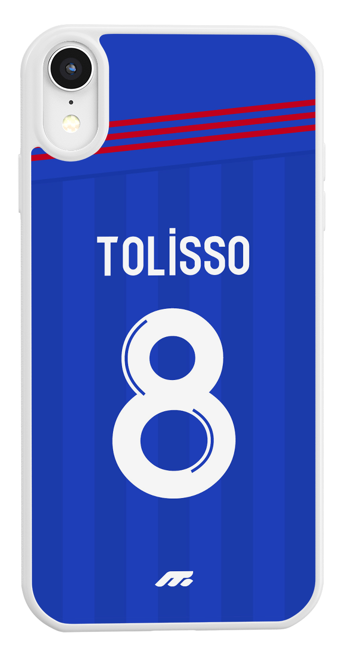 Coque de protection personnalisée de Tolisso à l'Olympique Lyonnais pour téléphone