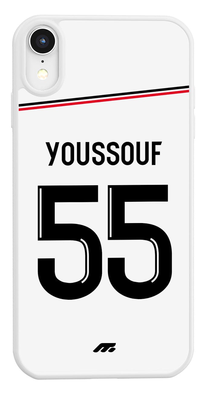 Coque de protection personnalisée de Youssouf à l'OGC Nice pour téléphone