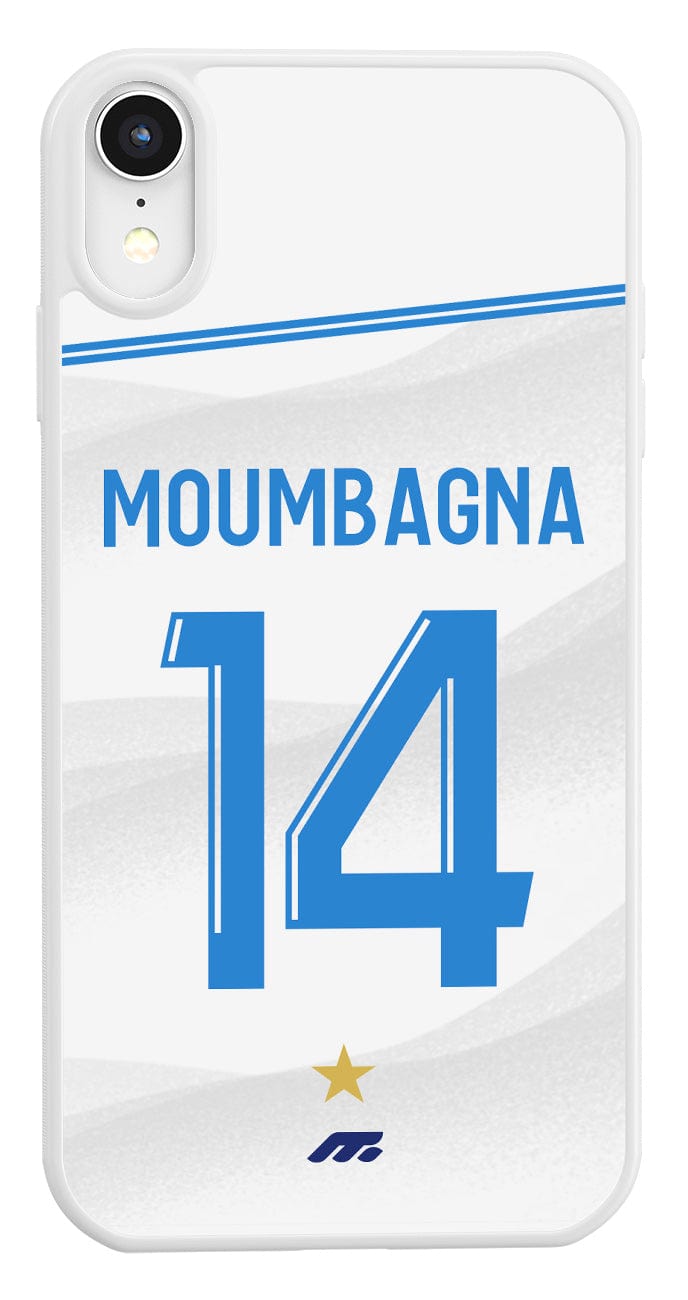 Coque protection domicile de Moumbagna a l'Olympique de Marseille OM pour téléphone