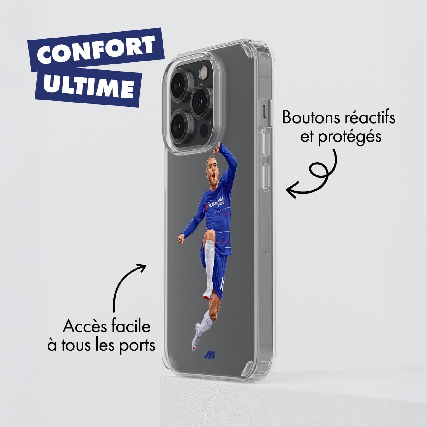 Coque Eden Hazard de Football Chelsea FC