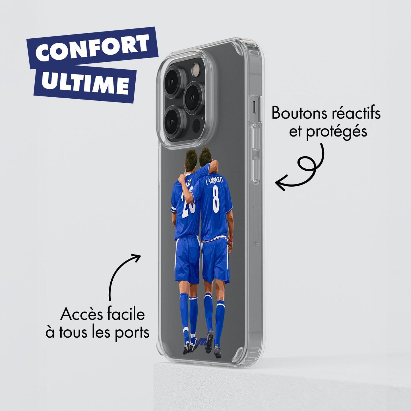 Coque John Terry et Frank Lampard de Football Chelsea FC