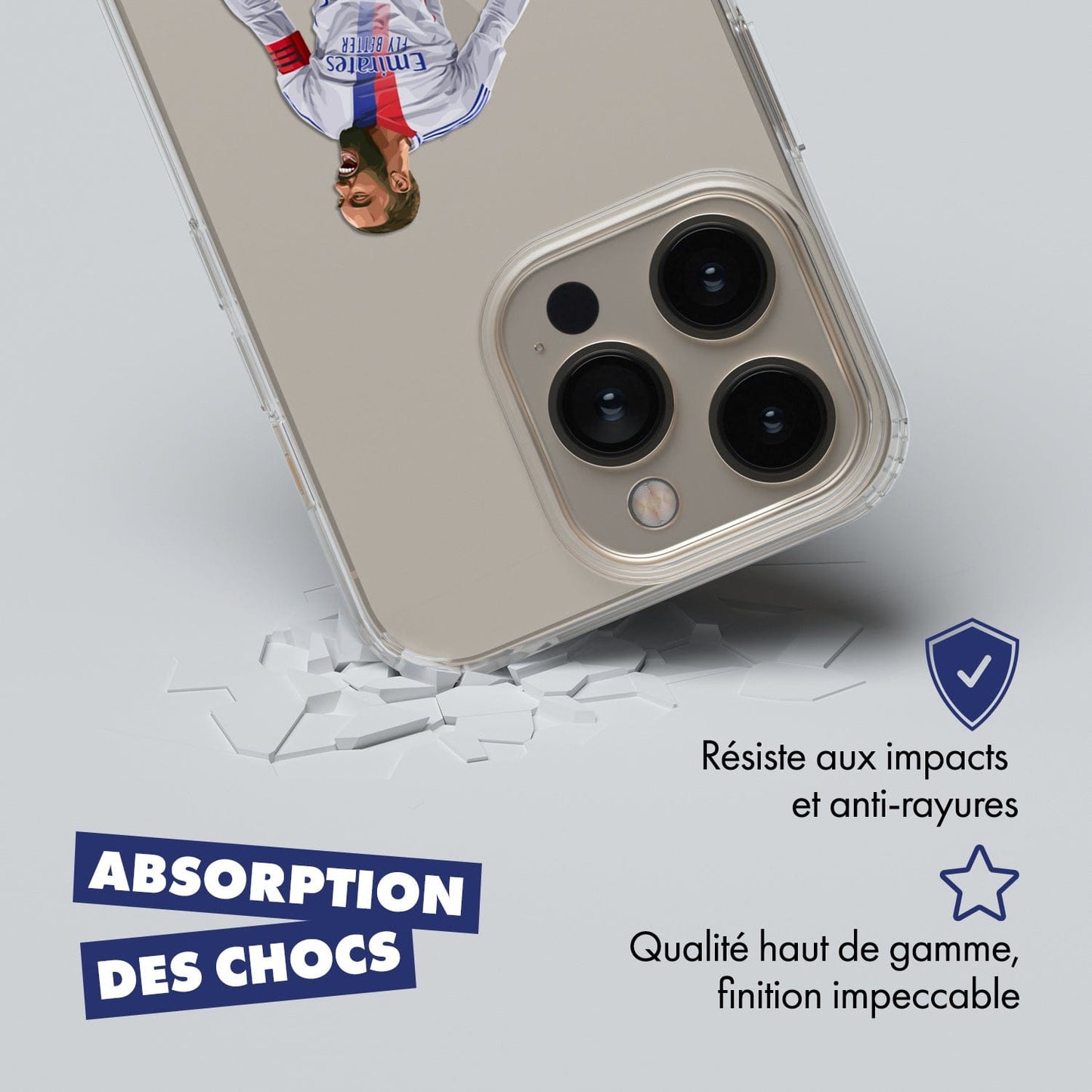 Coque Alexandre Lacazette de Football Olympique lyonnais