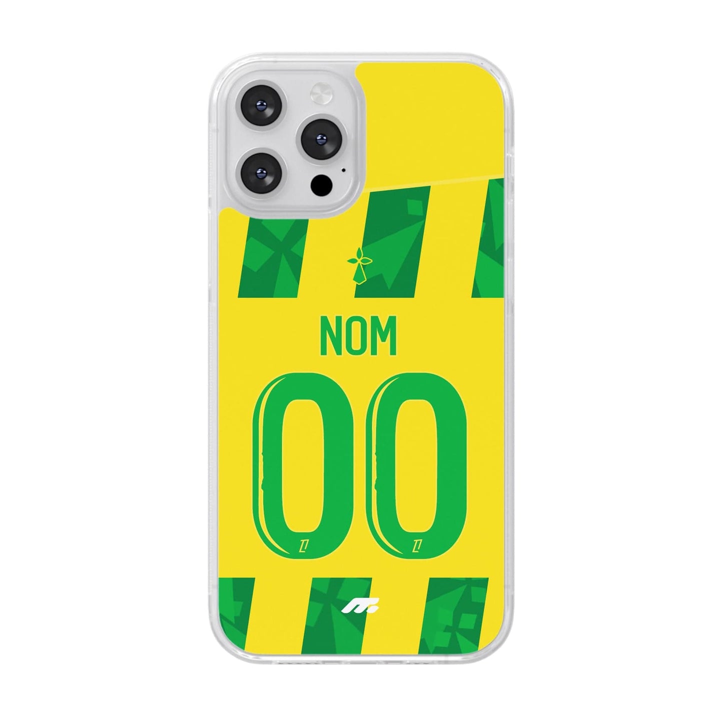 Coque FC Nantes football personnalisable pour téléphone - iPhone, Samsung, Google, Xiaomi, Oppo