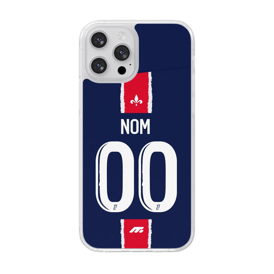 Coque Paris Saint-Germain football personnalisable pour téléphone - iPhone, Samsung, Google, Xiaomi, Oppo