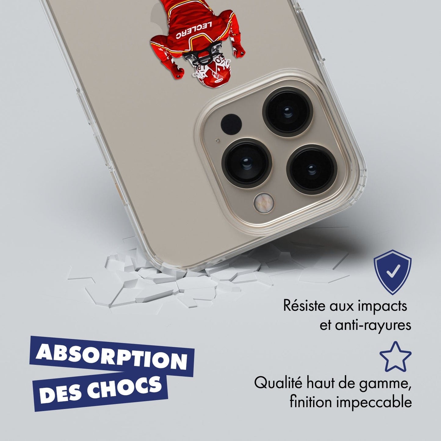 Coque Charles Leclerc de Formule 1 Ferrarri