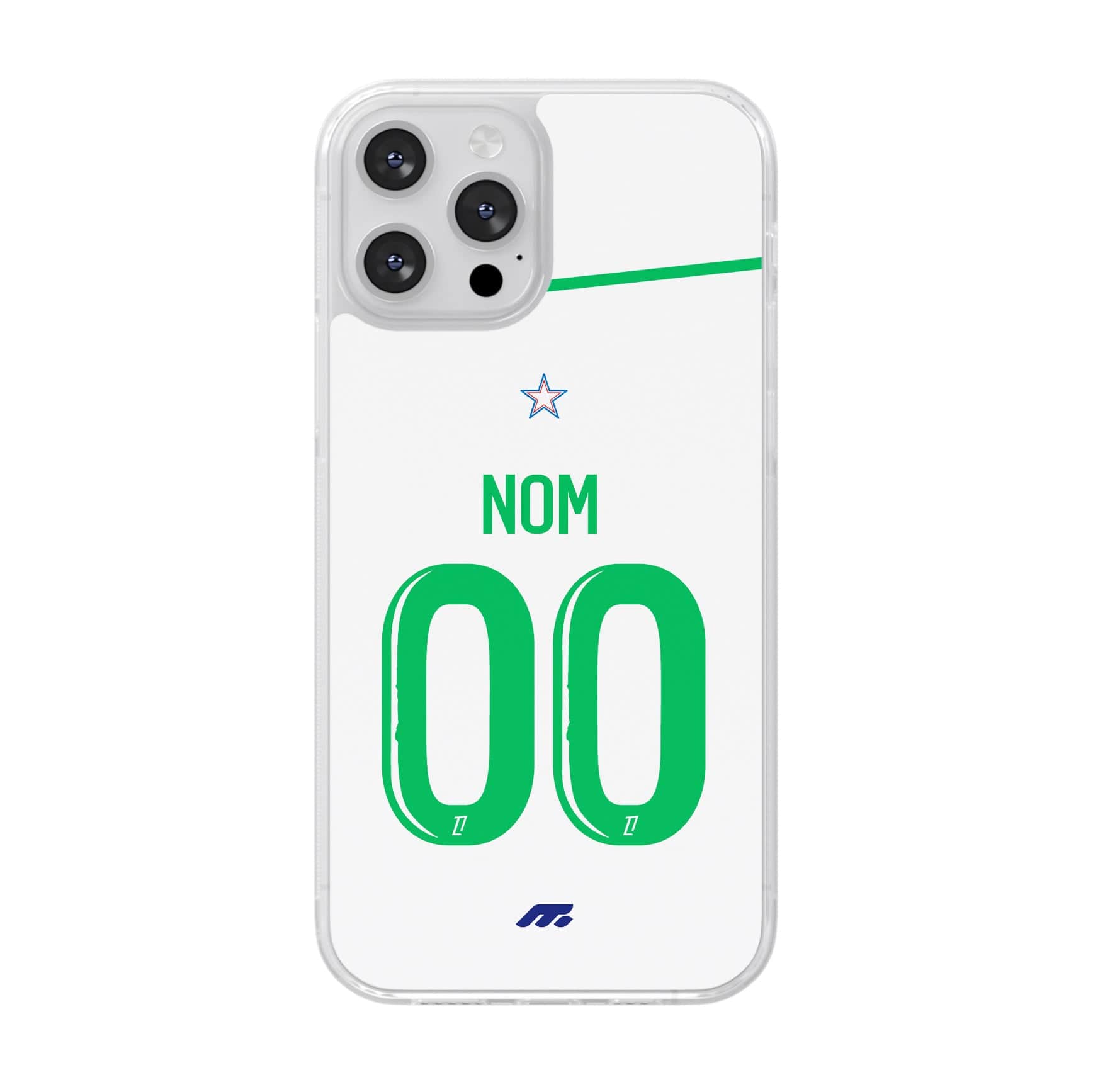 Coque AS Saint-Etienne football personnalisable pour téléphone - iPhone, Samsung, Google, Xiaomi, Oppo