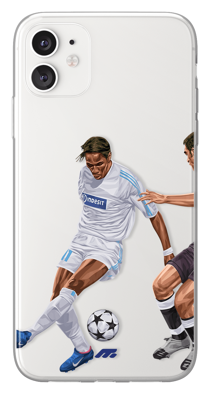 Coque de Didier Drogba avec Olympique de Marseille, Etui de téléphone de Football