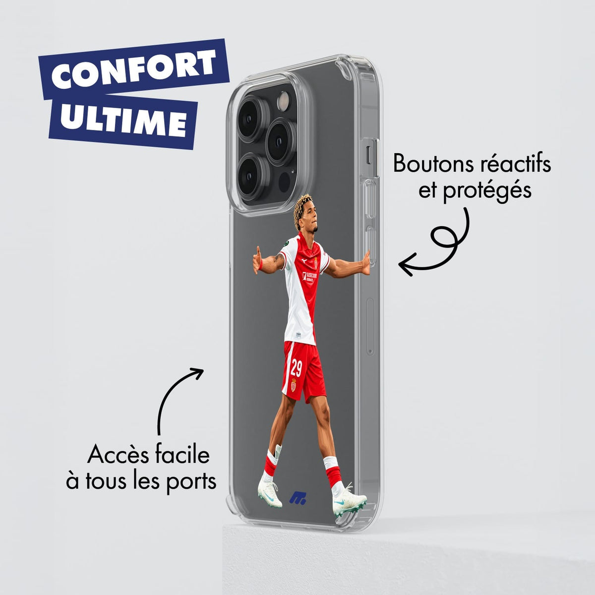 Coque de téléphone  Désiré Doué Équipe de France,