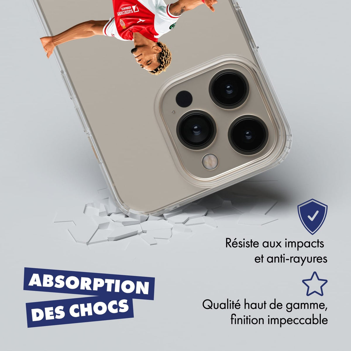 Coque de téléphone  Désiré Doué Équipe de France,