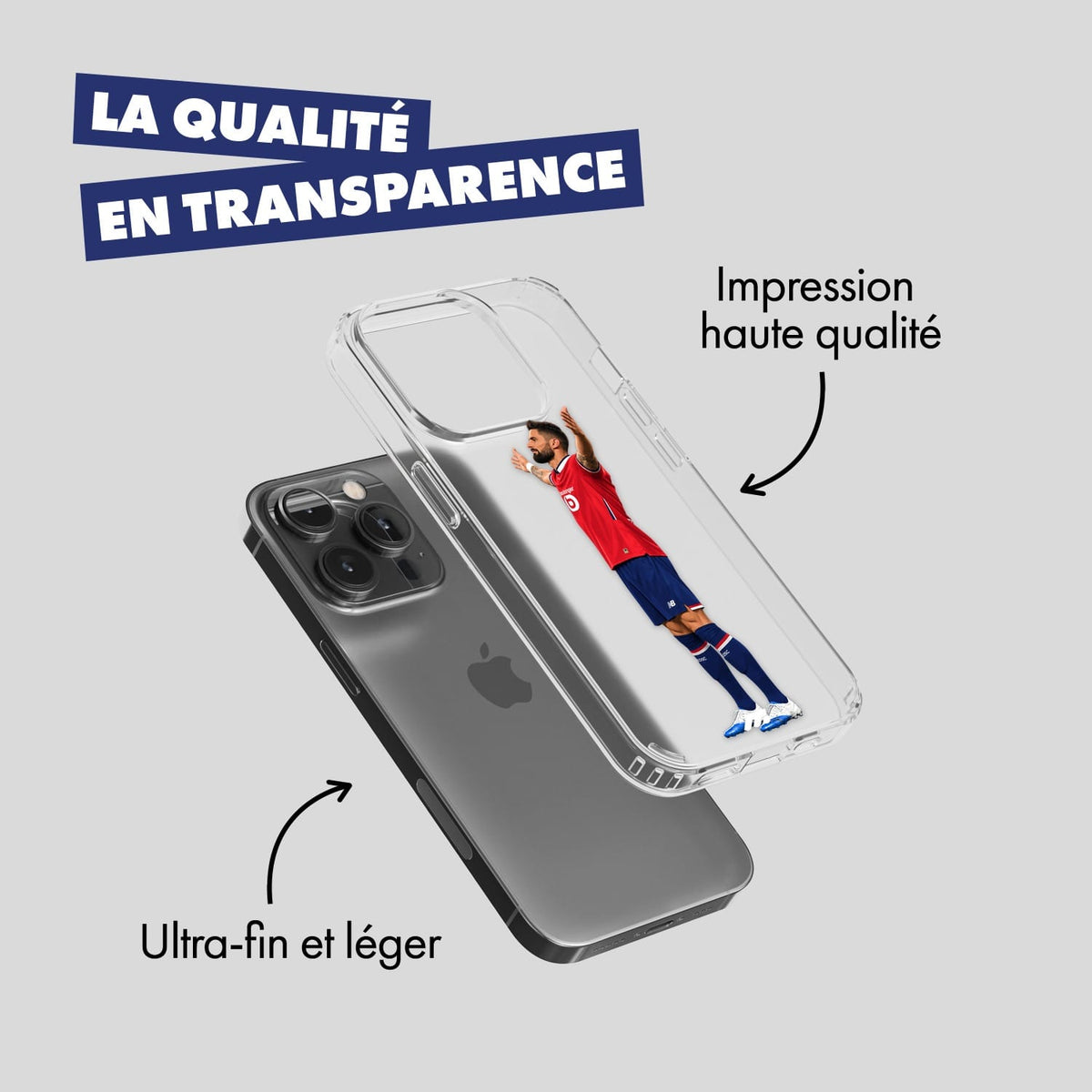 Coque de téléphone Olivier Giroud – Lille OSC