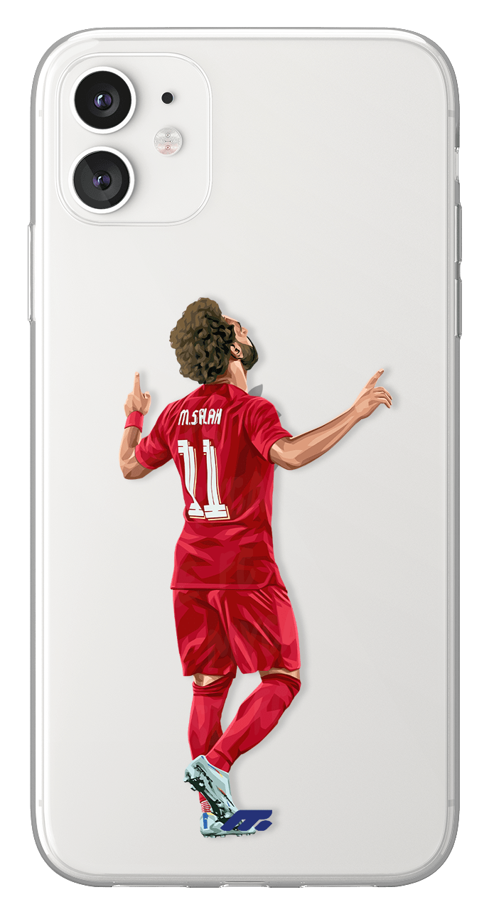 Coque de Mohamed Salah avec Liverpool Football Club, Etui de téléphone de Football