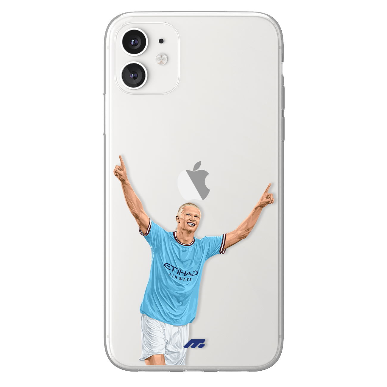 Coque de Erling Haaland avec Manchester City, Etui de téléphone de Football