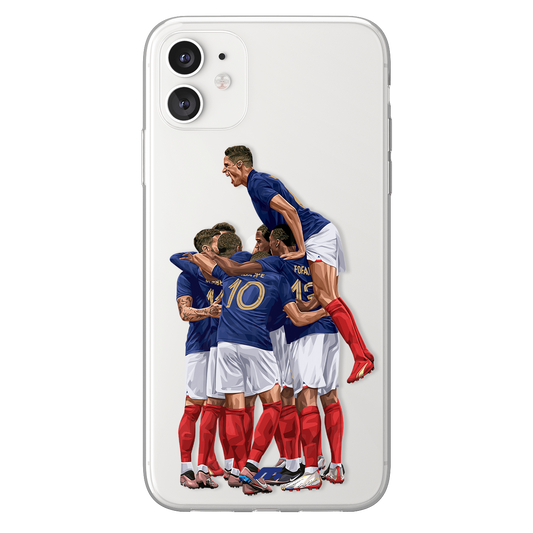 Coque Les Bleus de Football Equipe de France