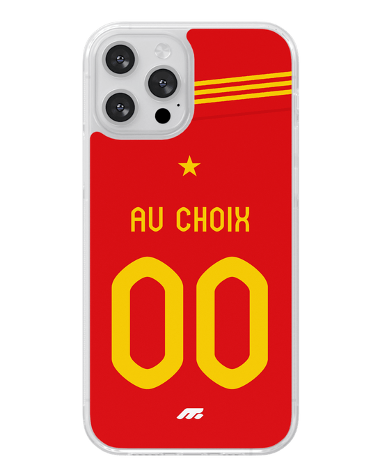 Coque Espagne football personnalisable pour téléphone - iPhone, Samsung, Google, Xiaomi, Oppo