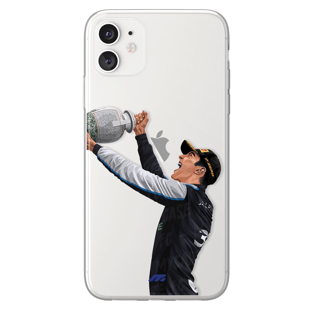 Coque de Esteban Ocon avec Alpine, Etui de téléphone de Formule 1