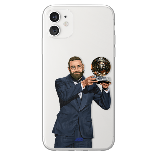 Coque Karim Benzema de Football Real Madrid CF