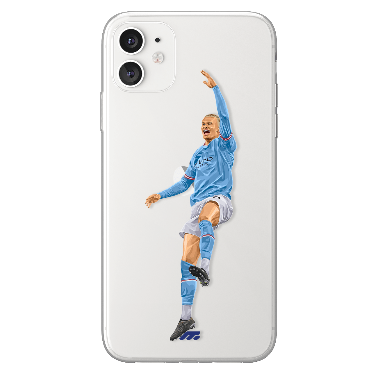 Coque de Erling Haaland avec Manchester City, Etui de téléphone de Football