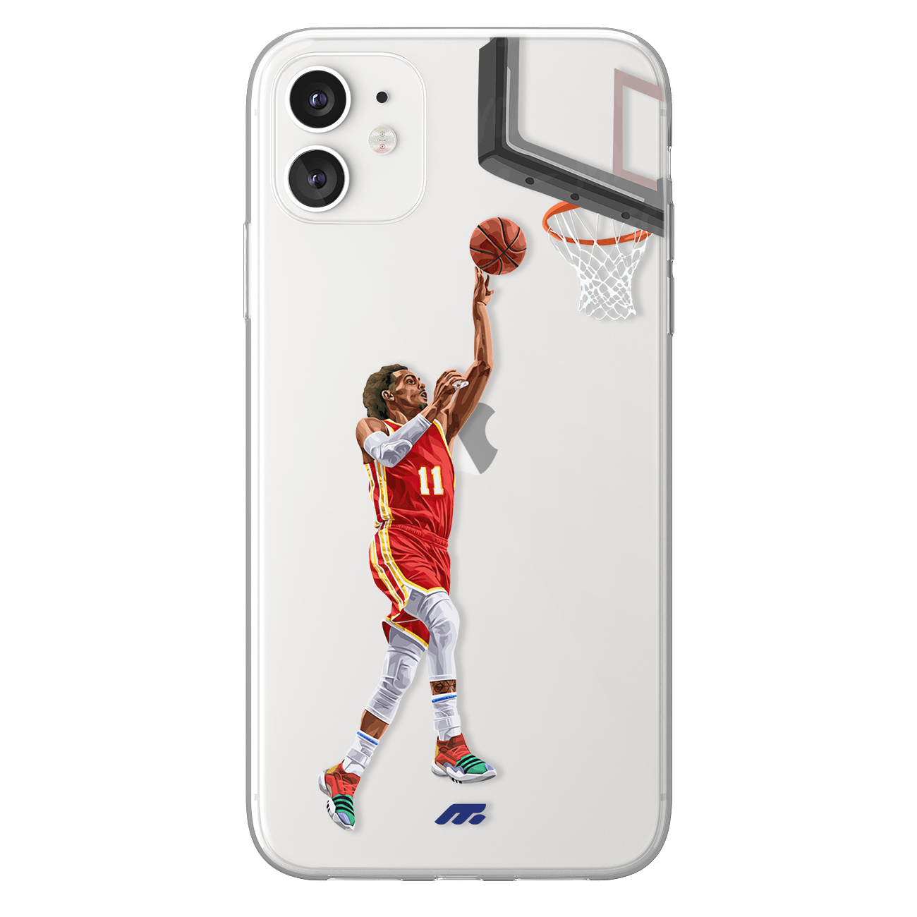 Coque de Trae Young avec Atlanta Hawks, Etui de téléphone de Basket-ball