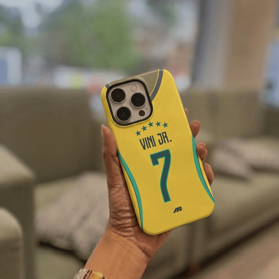 Coque Brésil football personnalisable pour téléphone - iPhone, Samsung, Google, Xiaomi, Oppo
