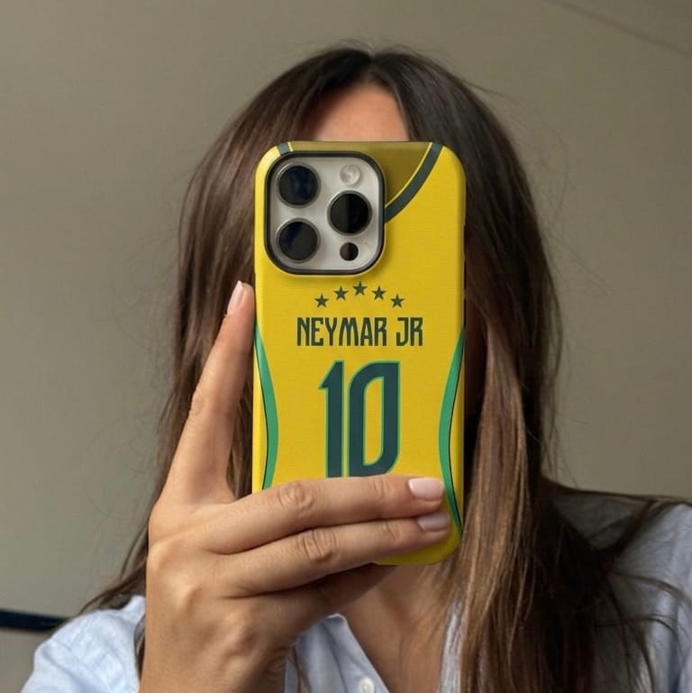 Coque Brésil football personnalisable pour téléphone - iPhone, Samsung, Google, Xiaomi, Oppo