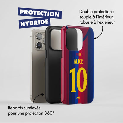 Coque de téléphone Fc Barcelone personnalisé de football