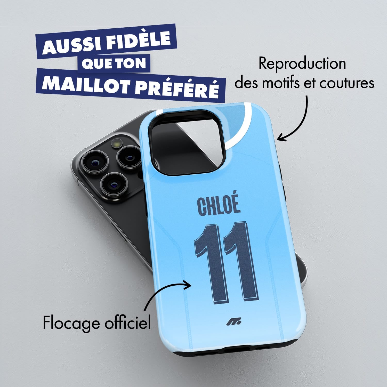 Coque de téléphone Manchester City personnalisé de football