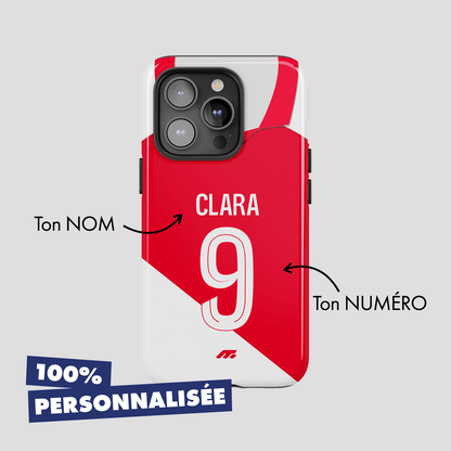 Coque de téléphone As Monaco personnalisé de football