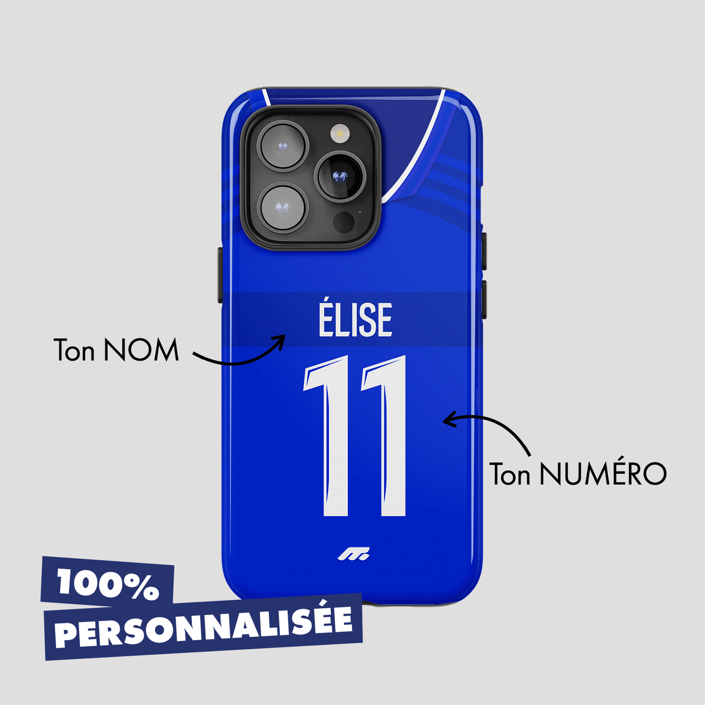 Coque de téléphone Rc Strasbourg personnalisé de football