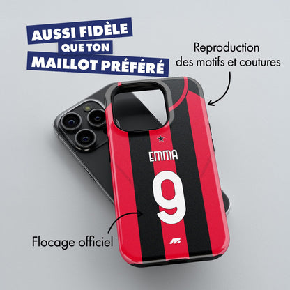 Coque de téléphone Ac Milano personnalisé de football