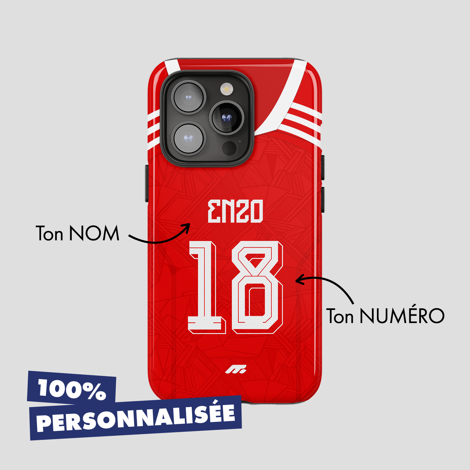 Coque de téléphone Sl Benfica personnalisé de football