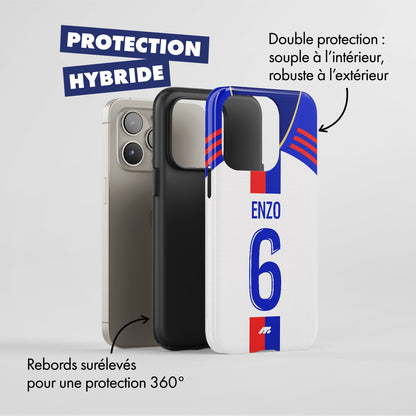 Coque de téléphone Olympique Lyonnais personnalisé de football