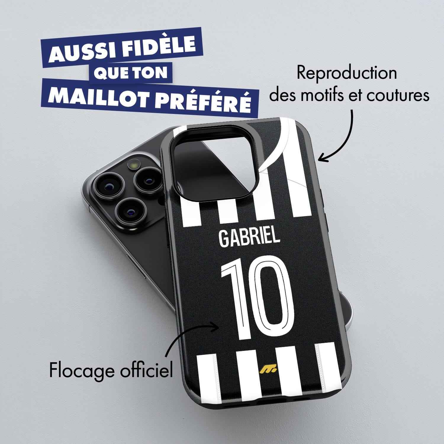 Coque de téléphone Angers Sco personnalisé de football
