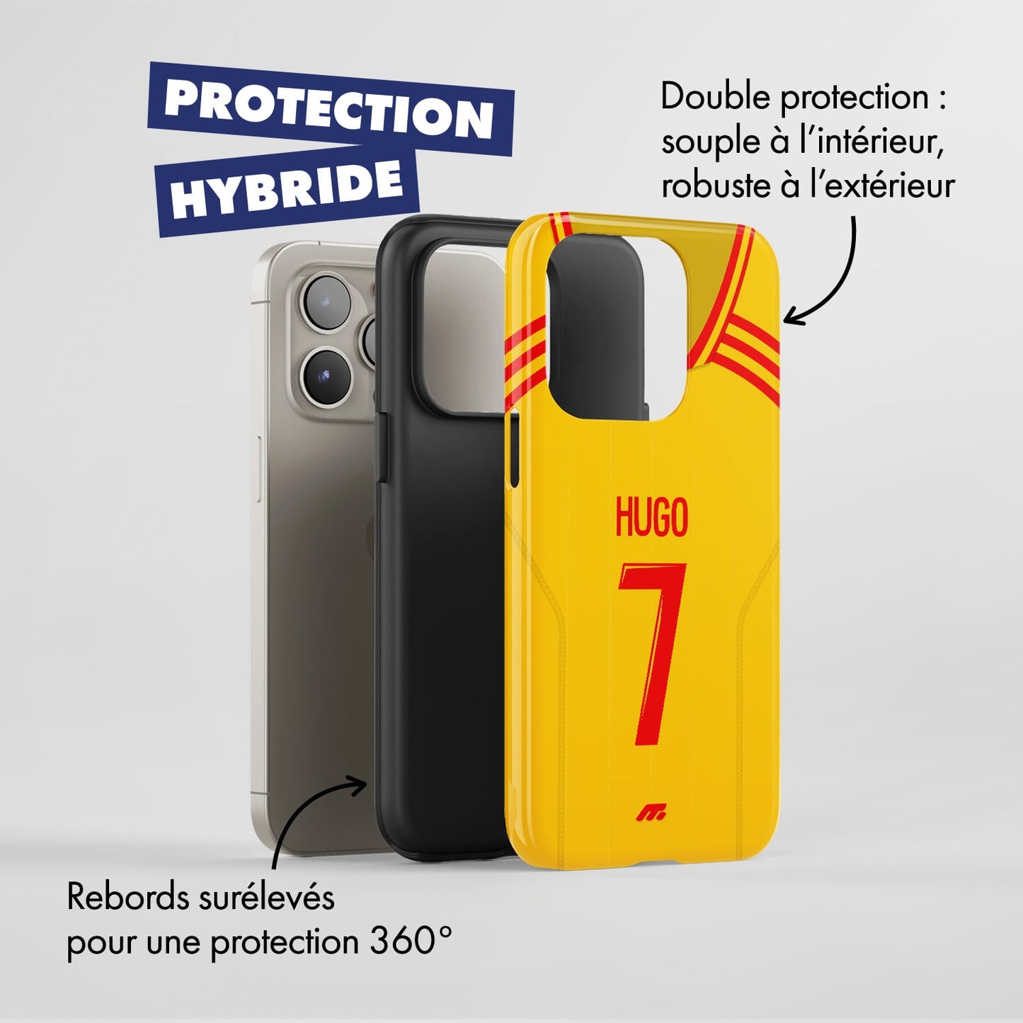 Coque de téléphone Racing Club De Lens personnalisé de football