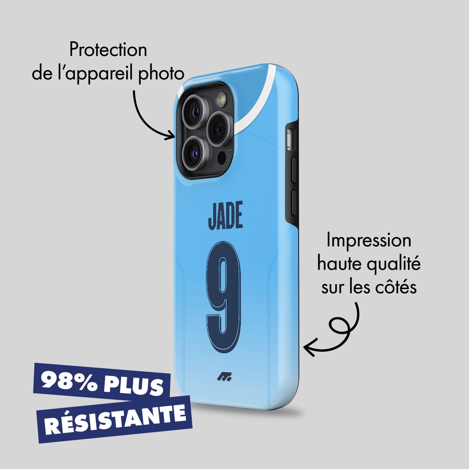 Coque de téléphone Manchester City personnalisé de football