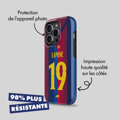 Coque de téléphone Fc Barcelone personnalisé de football