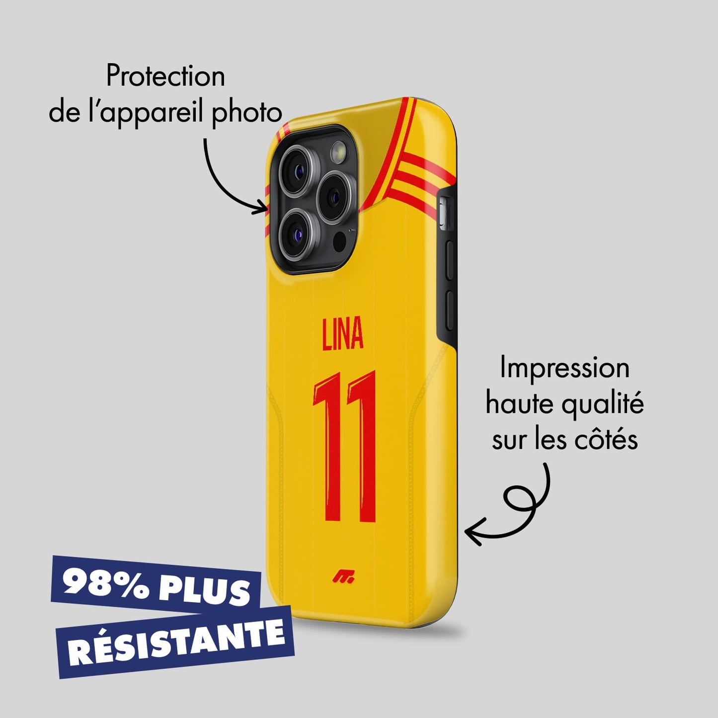 Coque de téléphone Racing Club De Lens personnalisé de football