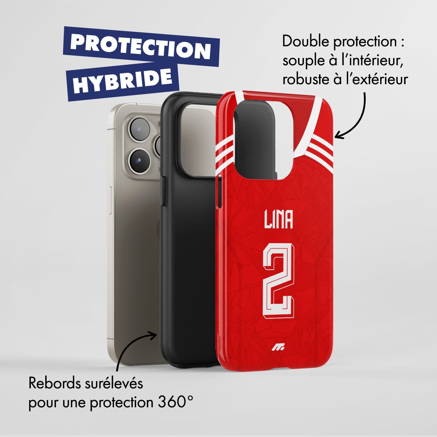 Coque de téléphone Sl Benfica personnalisé de football
