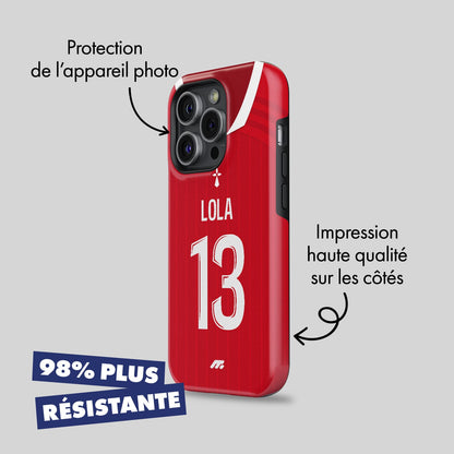 Coque de téléphone Stade Brestois personnalisé de football