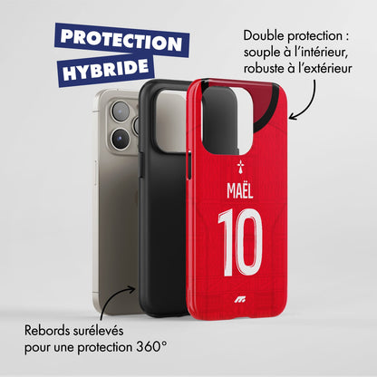 Coque de téléphone Stade Rennais personnalisé de football