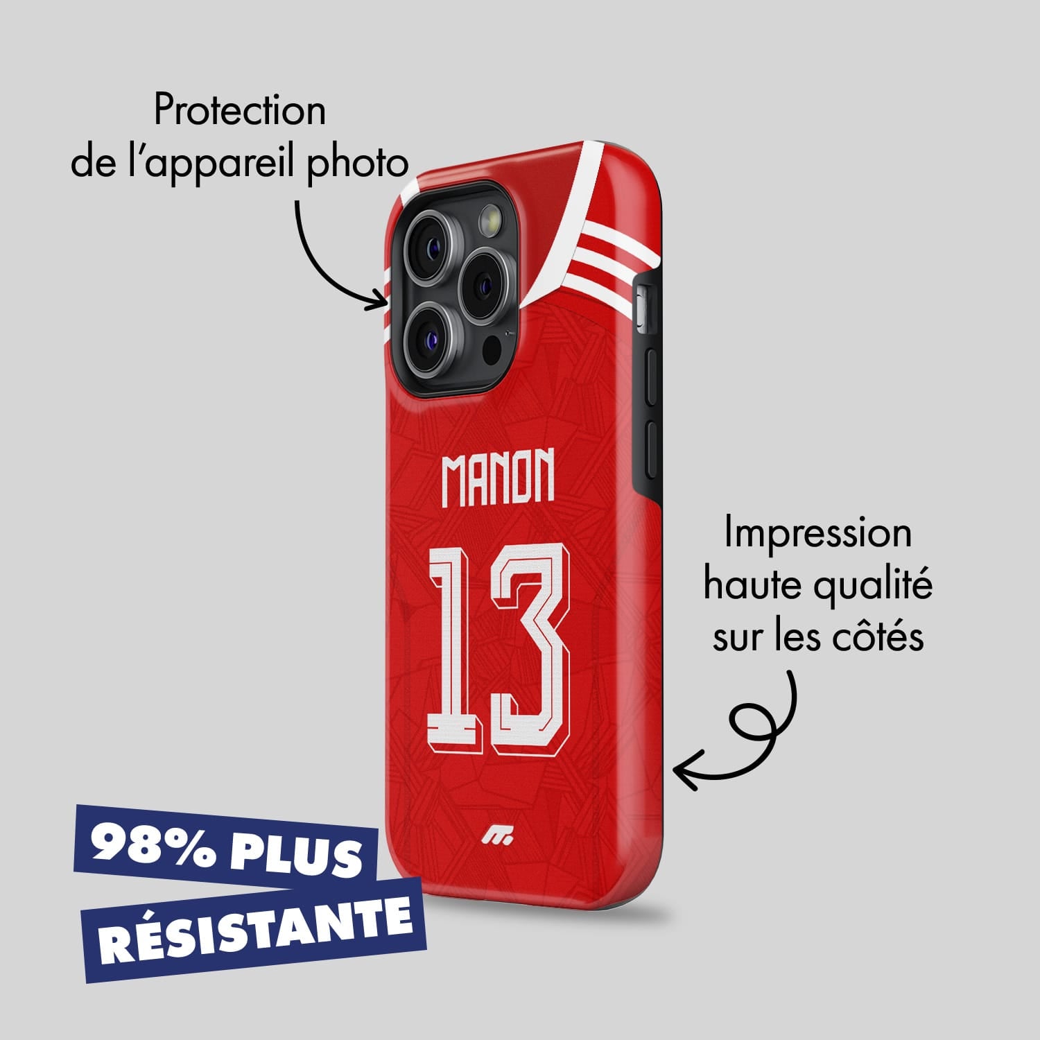 Coque de téléphone Sl Benfica personnalisé de football