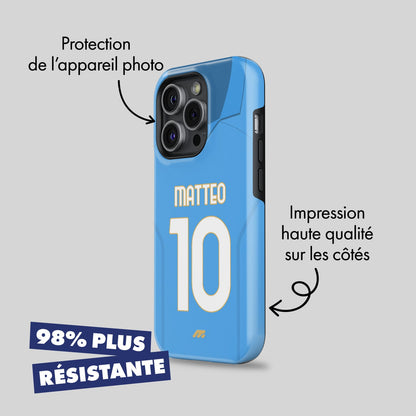 Coque de téléphone Napoli personnalisé de football