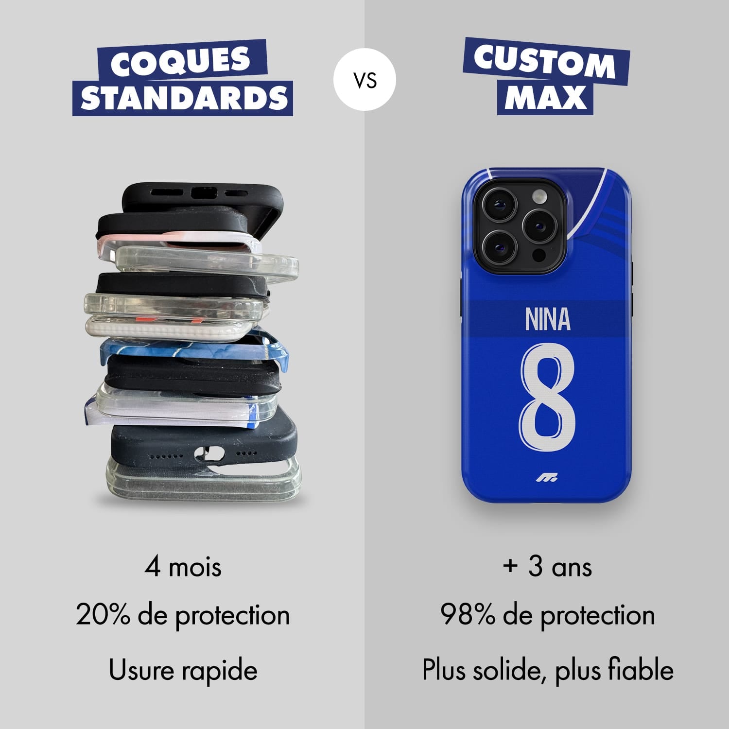 Coque de téléphone Rc Strasbourg personnalisé de football