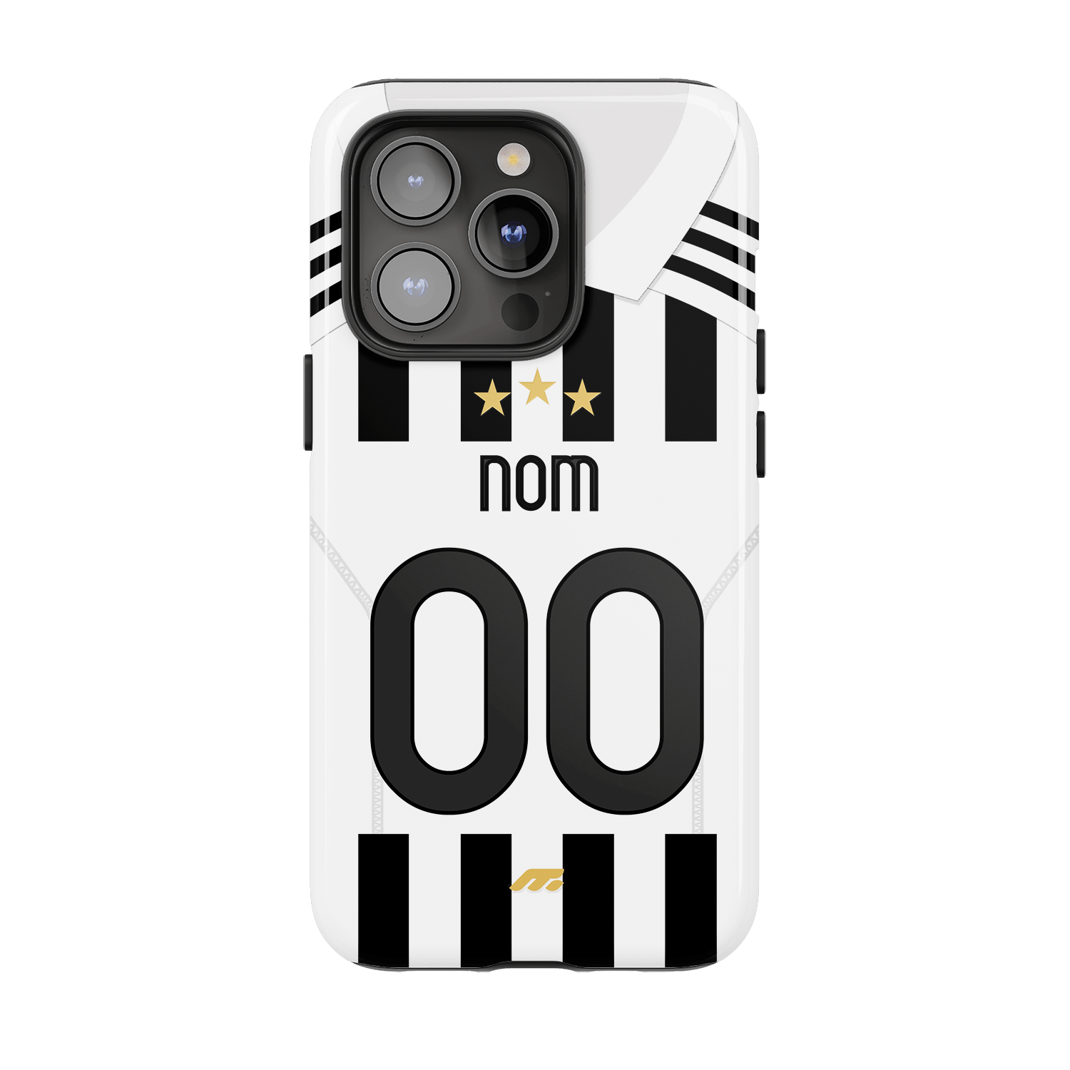 Coque de téléphone Juventus Turin personnalisé de football