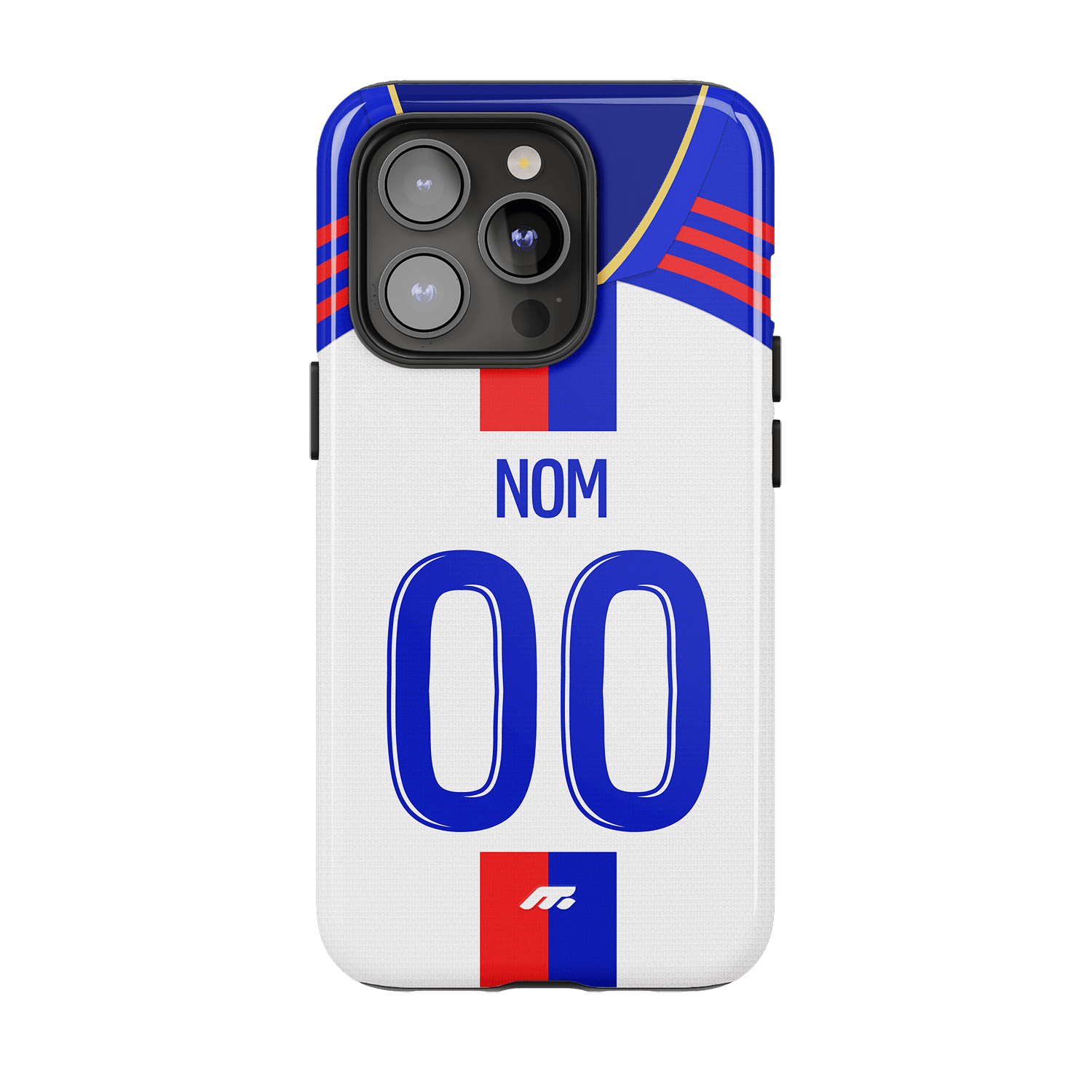 Coque de téléphone Olympique Lyonnais personnalisé de football