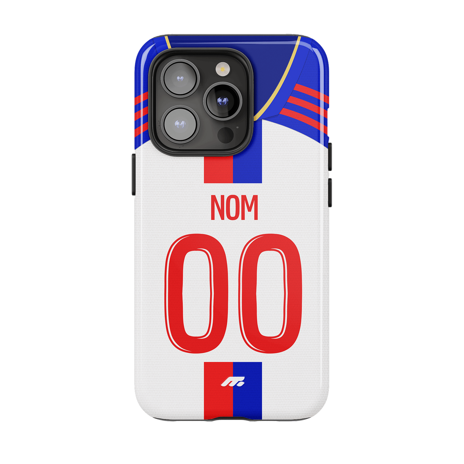 Coque de téléphone Olympique Lyonnais personnalisé de football