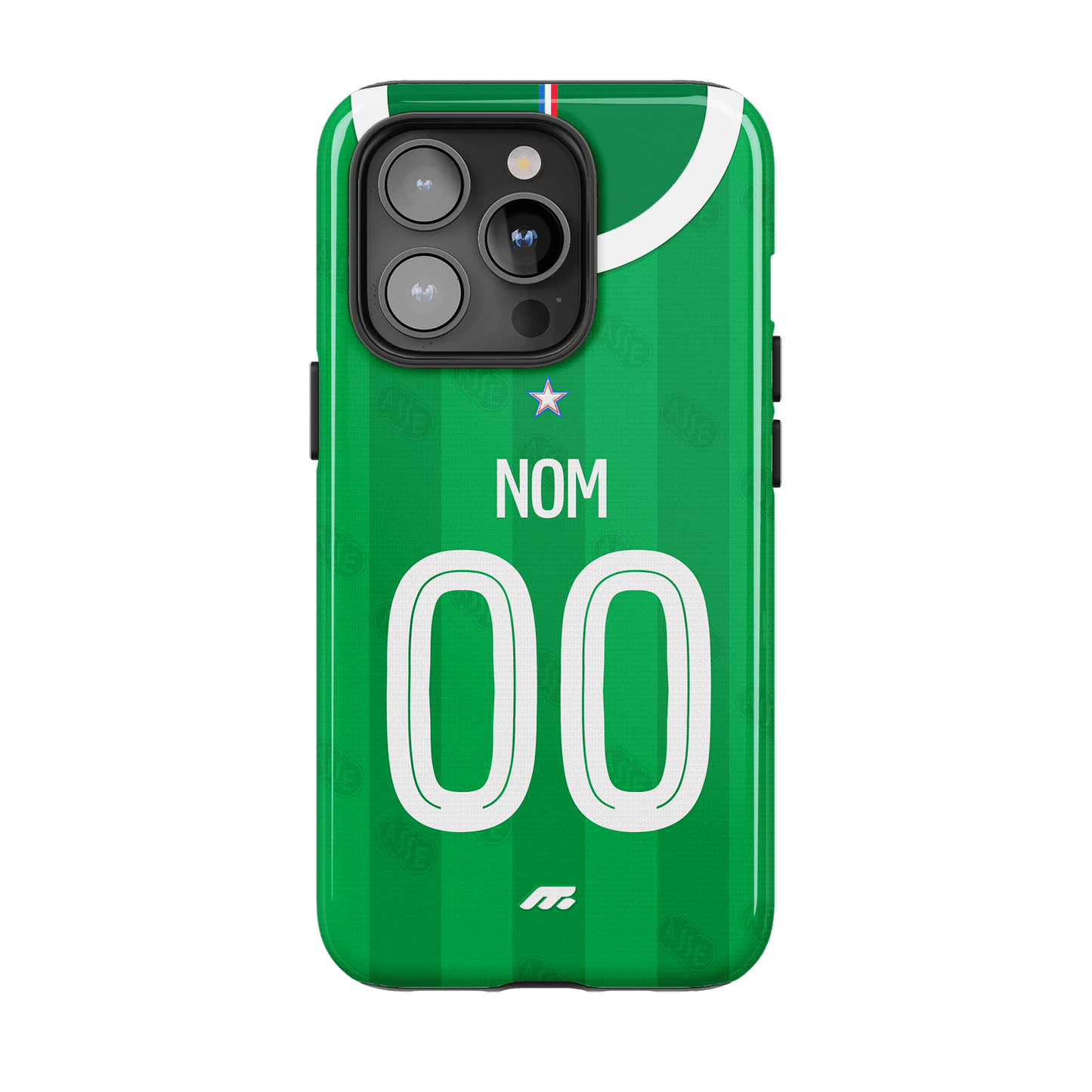 Coque de téléphone As Saint-Etienne personnalisé de football
