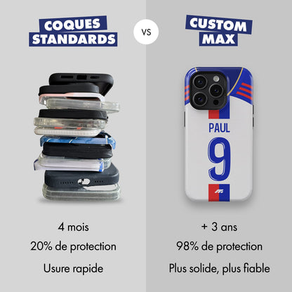 Coque de téléphone Olympique Lyonnais personnalisé de football