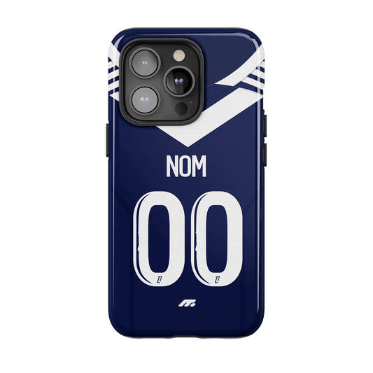 Coque de téléphone Girondins de Bordeaux personnalisable pour téléphone